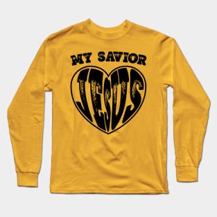 I love my savior Jesus Long Sleeve T-Shirt